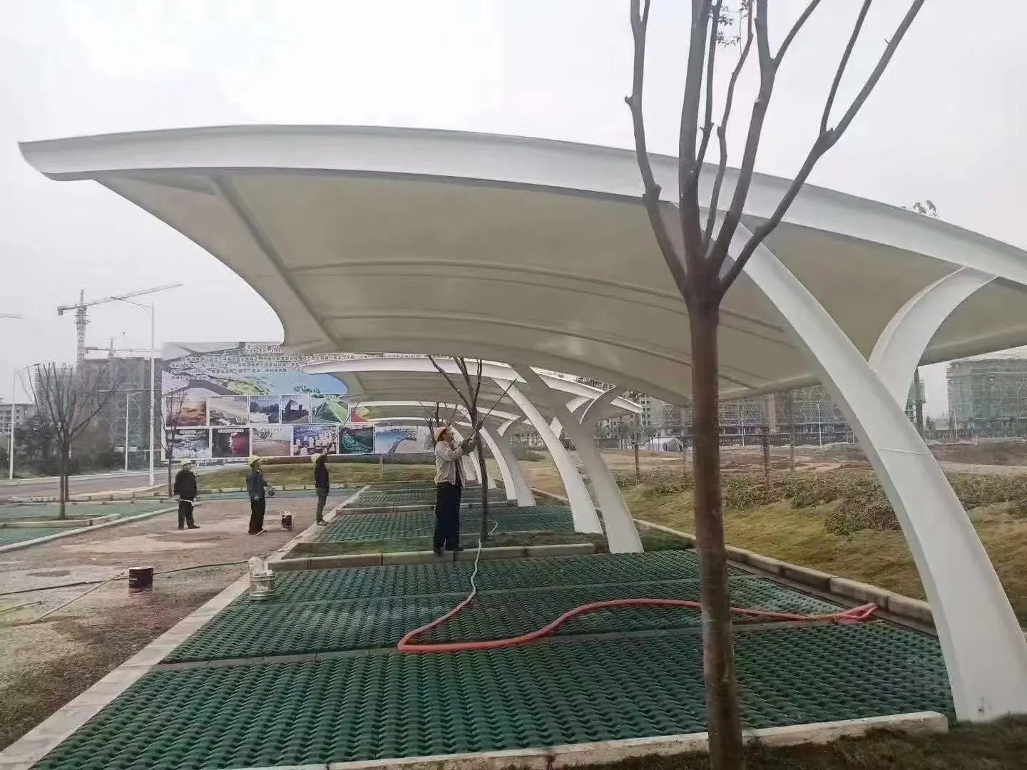 贵州福泉膜结构车棚采购避坑指南：本地气候不同，别拿低价当性价比