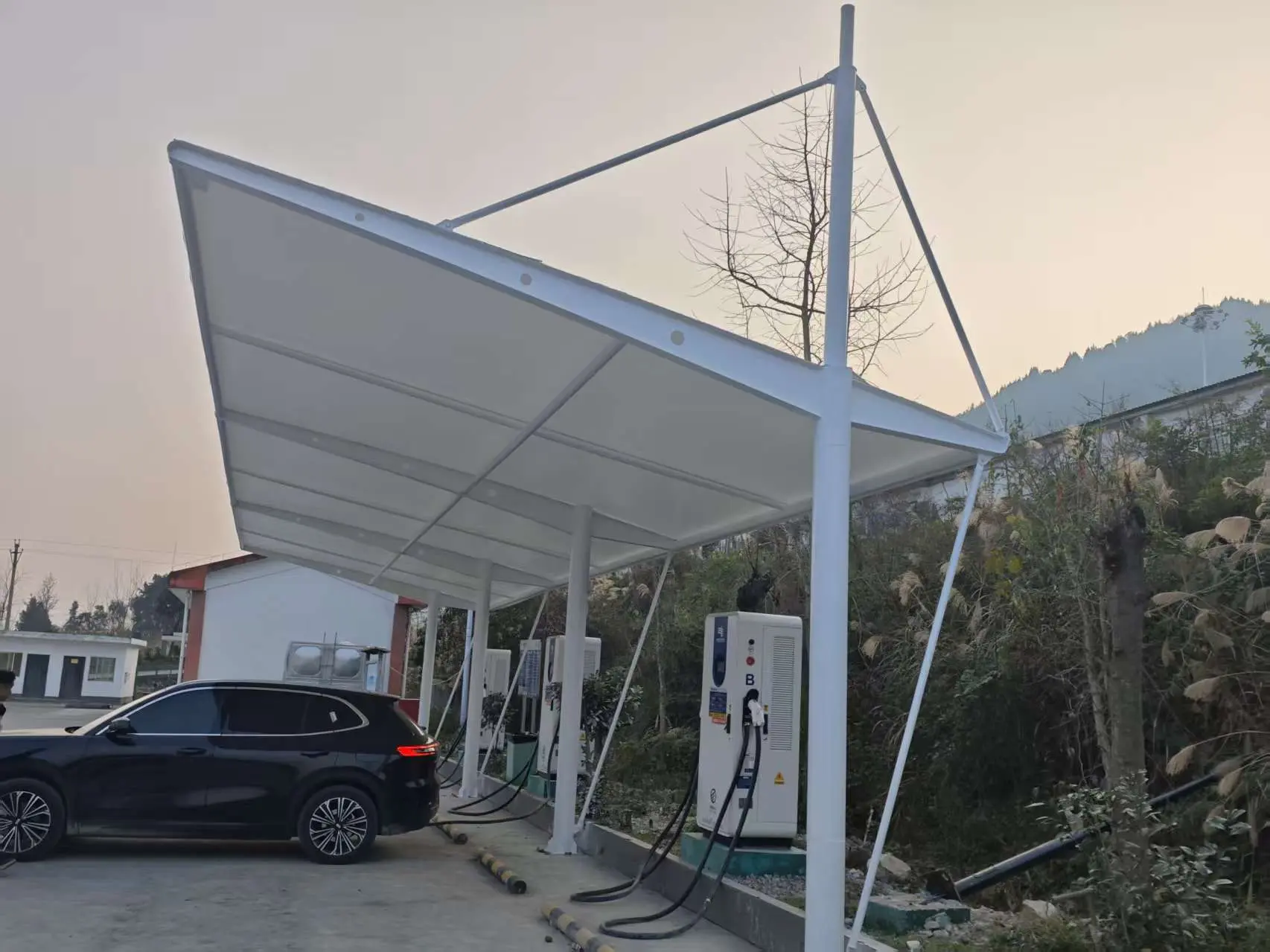 贵州福泉膜结构停车棚怎么选不踩坑？本地源头工厂详解选材与报价